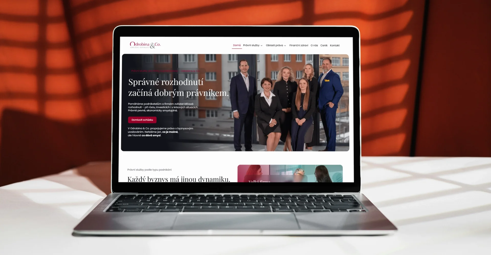 Odrobina & Co. — náhled webu